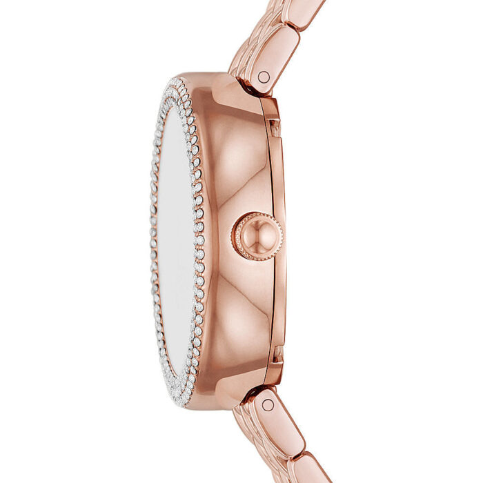 Emporio Armani Rosa Mother of Pearl Dial Rose Gold Steel Strap Watch For Women - AR11462 - Image 6